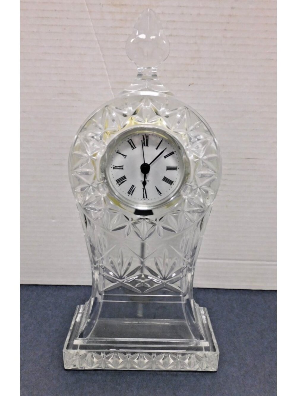 VTg Bohemian Royal Limited Crystal Mantel Clock 12" Czech Republic RARE***JC440